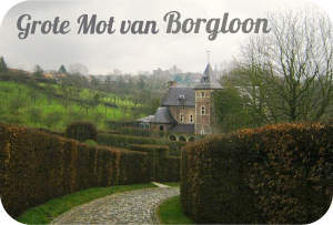 de grote mot (=voorlopiger kasteel vaak al wel een donjon) ofwel steenhuis van Borgloon in België