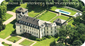 slot Fürstenberg in Bad Wünnenberg prive-bezit van de Graven von Westphalen