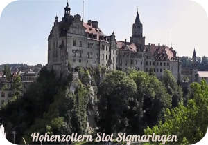 Hohenzollern Slot Sigmaringen in het Zwarte Woud van Baden-Württemberg in Duitsland