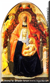 Sint Anna te drieën afb.bron:www.wga.hu