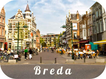 In de Baronie is dit Breda in westelijk Noord-Brabant