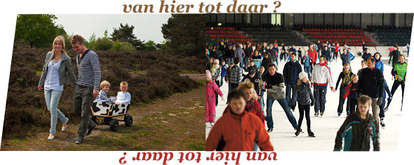 Of de Bonte Wever ook Bont is : van de zandpaden op de schaatsen, van onder de zon naar schaatsenrijden, da's pas relaxen !