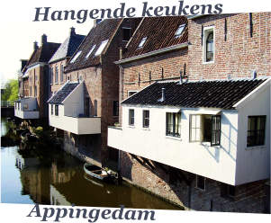 de hangende keukens van Appingedam in Groningen