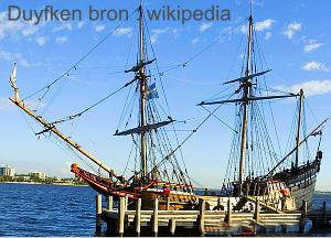 bron:wikipedia, met een dergelijk schip werd in 1606 Australië ontdekt door Willem Janszoon