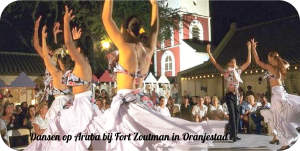 Dansen op Aruba bij Fort Zoutman in Oranjestad