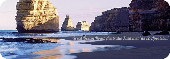 Great Ocean Road Australie Zuid met de 12 Apostelen