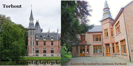 Torhout kastelen in Belgie
