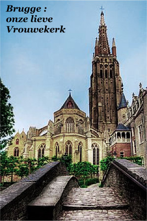 De Onze Lieve Vrouwe Kathedraal van Brugge Belgie