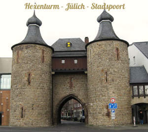de Hexenturm of stadspoort van Jülich