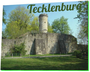 de Tecklenburg in het Teutoburgerwoud
