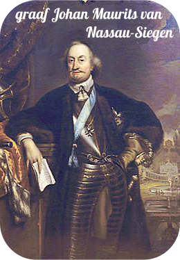 graaf Johan Maurits van Nassau - Siegen in vol ornaat, bekend van onder andere Brazilie en Kleef
