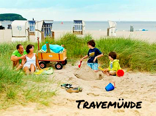Travemünde aan de Duitse Oostzee plus strand en dus vakantie