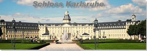 kasteel Karlsruhe ofwel Schloss Karlsruhe gebouwd iov Markgraaf Karel ( Karl ) III Willem van Baden-Durlach, toppertje voor uw vakantie