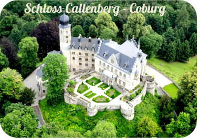 Slot Callenberg te Coburg, stamkasteel van het Hertogelijk Huis Saksen Coburg en Gotha