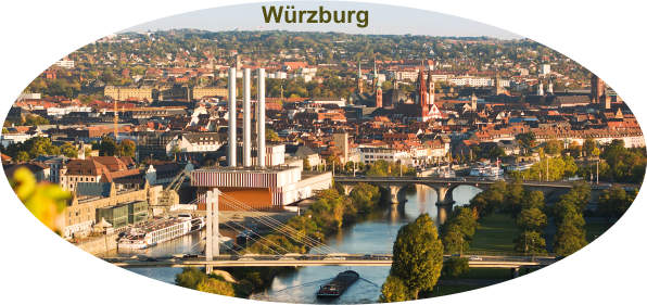 een overzichtsbeeld van Würzburg