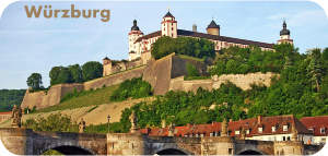 Het Kasteel Mariënburg van Würzburg