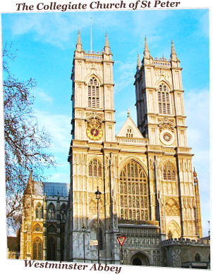Westminster Abbey of The Collegiate Church of St Peter, kerk van Kroningen en vorstelijke begrafenissen in Londen