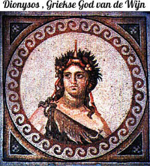 Dionysos Griekse God van de Wijn, zullen ze op Kreta niet weten ? Wel dus, en dus wijnbouw en van wijn genieten