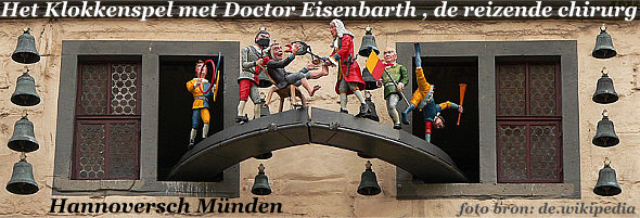 het Dr Eisenbarth klokkenspel in Hannoversch Münden