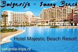 als voorbeeld de top bestemming in Bulgarije Sunny Beach : Hotel Majestic Beach**** Resort Bulgarije, aan de Zwarte Zeekust, Zonnestrand Sunny Beach