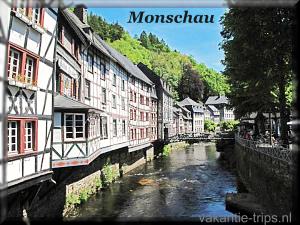 Monschau als sinds tig tijd vanuit Valkenburg een excusiebestemming, is nog steeds een mooie plek om te zijn