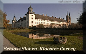 Slot en Klooster Corvey : de grandeur verraad nog steeds de macht en power van dit Benedictijner Klooster