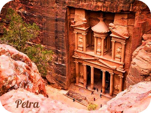 Petra in Jordanie de geheime verborgen stad van de Nabateeërs