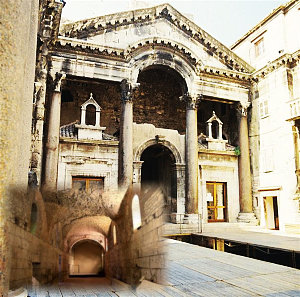 Het keizerlijk paleis van Diocletianus is een van de belangrijkste werken van de antieke, vroeg-christelijke en Byzantijnse architectuur