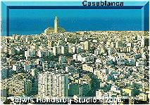 Casablanca aan de kust van Marokko
