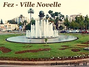 de nieuwe stad van Fez ofwel Ville Novelle of Nouvelle invloed van de Fransen in Marokko