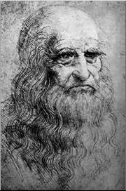 leonardo da Vinci op oudere leeftijd