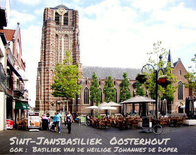 Oosterhout de Sint Jansbasiliek ook wel de Basiliek van de heilige Johannes de Doper