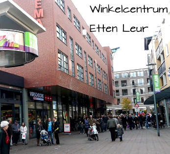 winkelcentrum in het nieuwe hart van Etten Leur