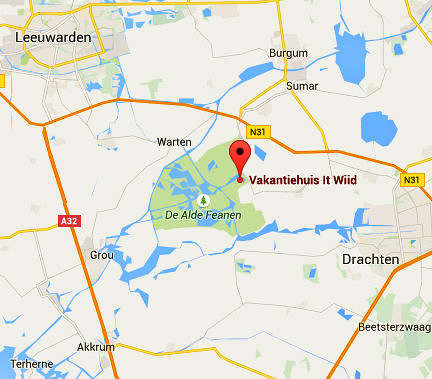 Recreatie gebied it Wiid in Eernewoude Friesland