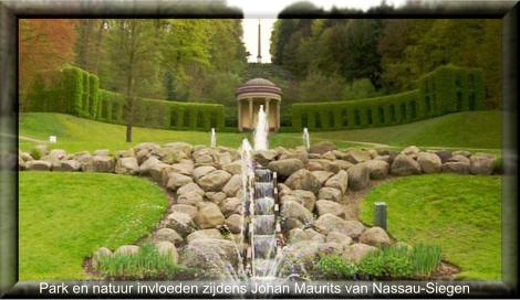 tuinen aangelegd in opdracht van Johan Maurits van Nassau-Siegen in Kleef