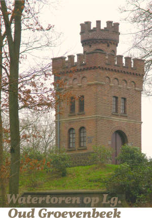 watertoren Landgoed Oud Groevenbeek anno 1912 en Rijksmonument