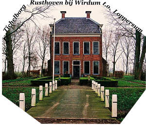 tichelborg Rusthoven bij Wirdum nabij Loppersum in Noord Oost Groningen, regio Delfzijl