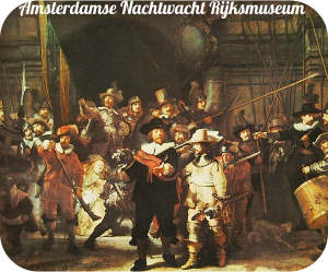 De Amsterdamse Nachtwacht in het Rijksmuseum van Amsterdam