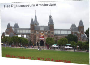 Rijksmuseum van Amsterdam aan het Museumplein