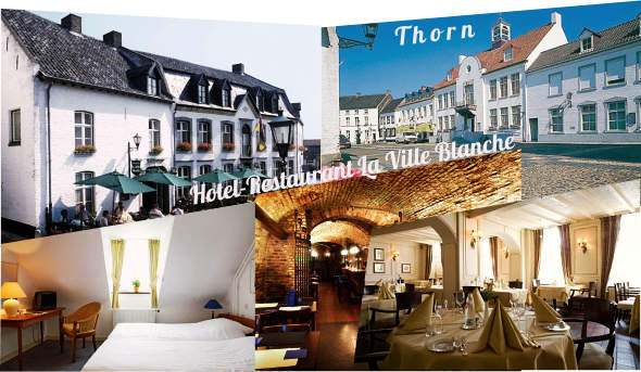 Hotel Restaurant La Ville Blanche in het Limburgse witte stadje Thorn