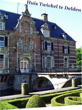 Huis Twickel bij Delden in Overijssel, net onder Almelo en links van Hengelo