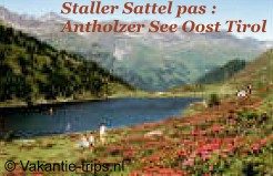 StallerSattel pas in Oost Tirol op de grens met Zuid Tirol en de Antholzer See