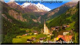 Heiligenblut aan de voet van de Grossglockner in de Hohe Tauern van Oost Tirol