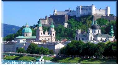 kasteel Hohensalzburg Oostenrijk Salzburg