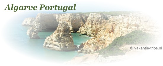 Algarve Portugal kust met riffen