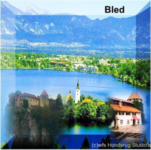 Bled, eiland , kerk, en kasteel , bezienswaardig