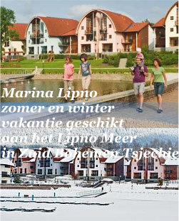 Marina Lipno zomer en winter vakantie geschikt aan het Lipno Meer in Zuid Bohemen Tsjechie.