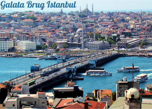 Galatabrug Istanbul Turkije