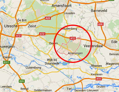 Leersum en omgeving in de provincie Utrecht