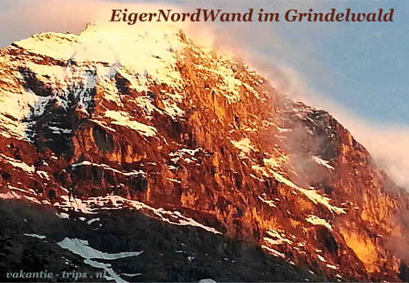 de Eiger Nordwand Im Grindelwald
